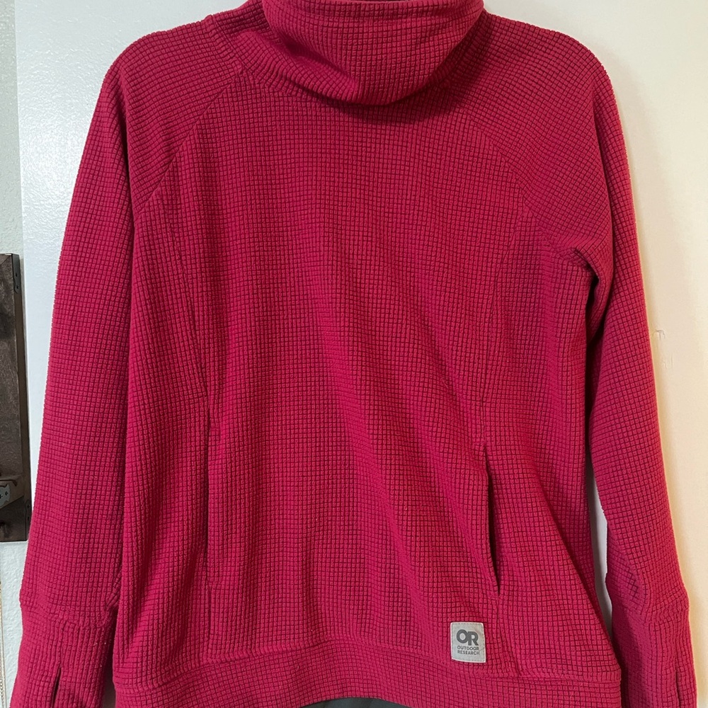 Outdoor Research Fuchsia Cowl Neck Sweater
